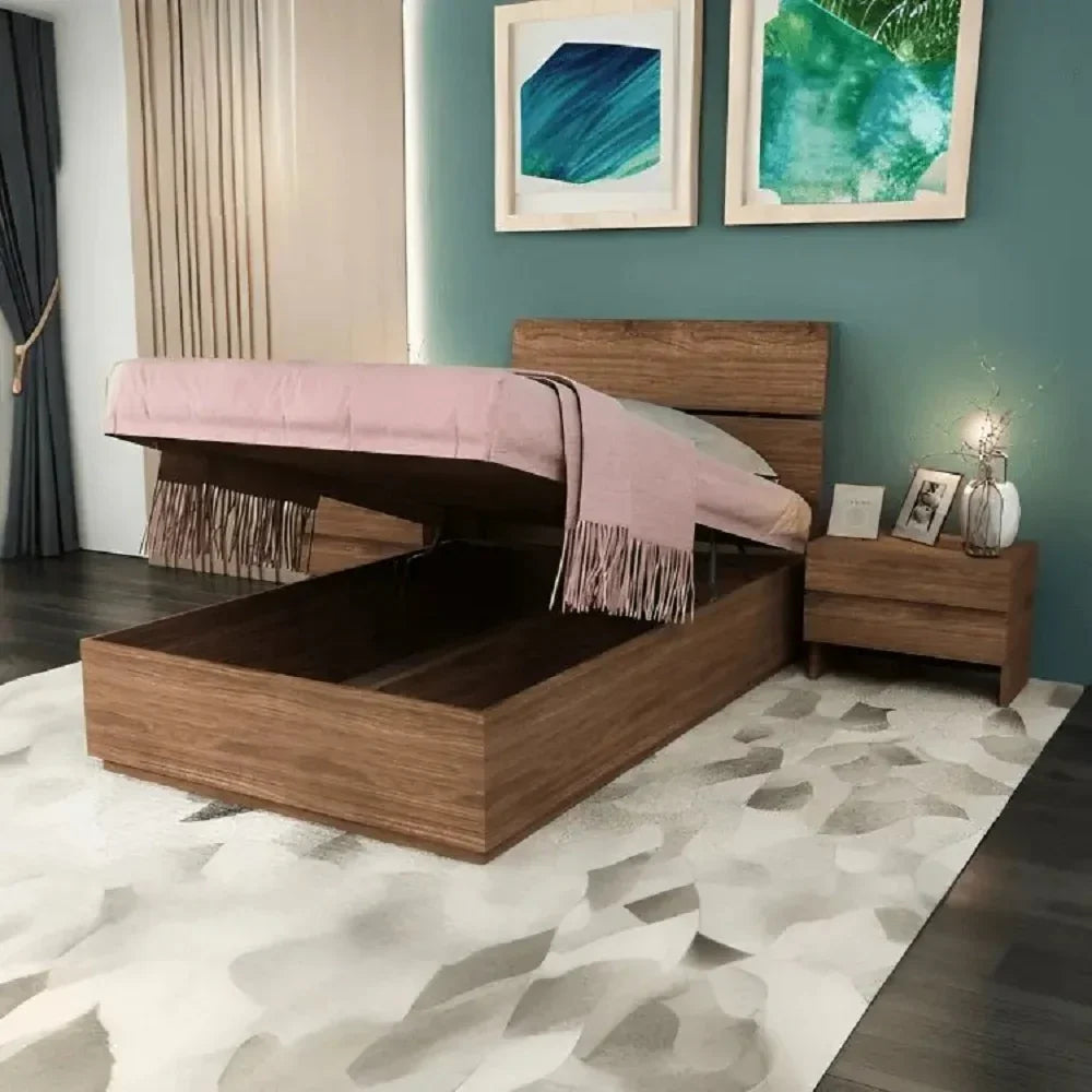 سرير خشب فردي ام دي اف، 120*200*30 سم