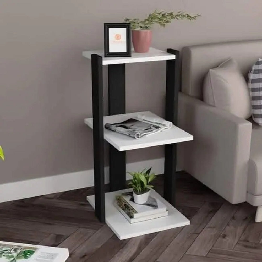 ترابيزة جانبية ام دي اف، 30*40*70 سم - أسود