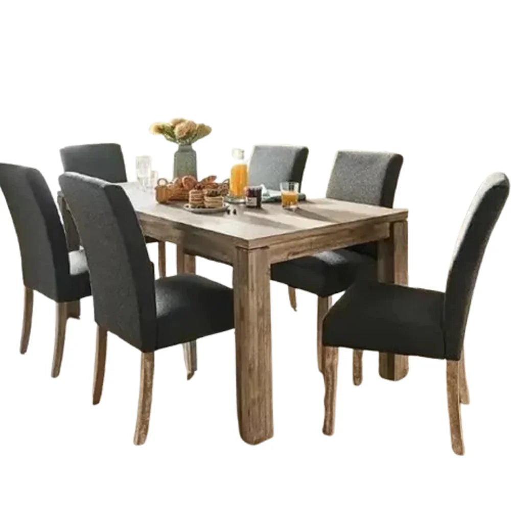 طقم سفرة ام دي اف، 7 قطع