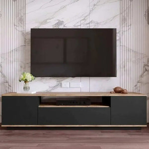 ترابيزة تليفزيون خشب ام دي اف، 160*35*45 سم