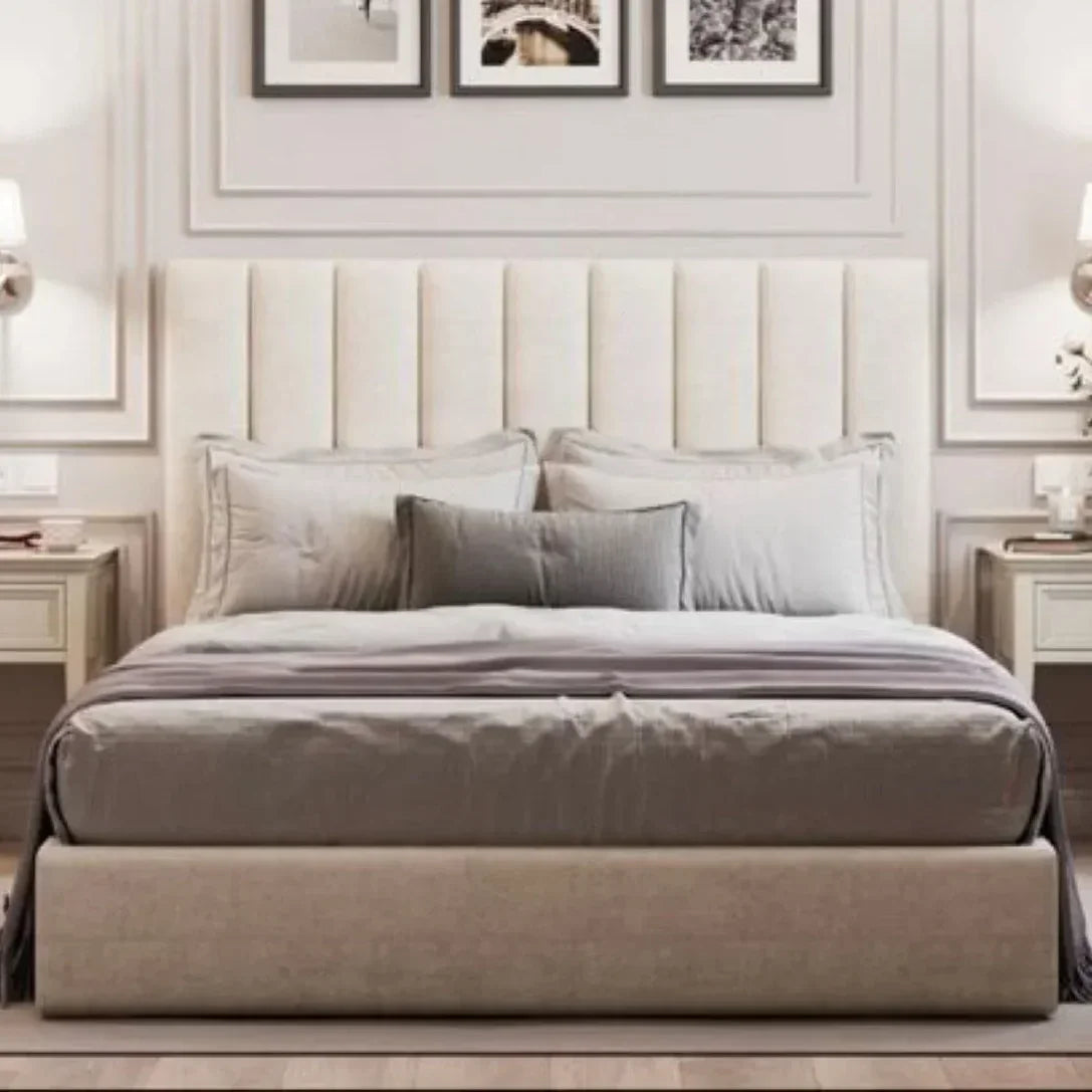 سرير كينج خشب ام دي اف وزان، 160*200*120 سم