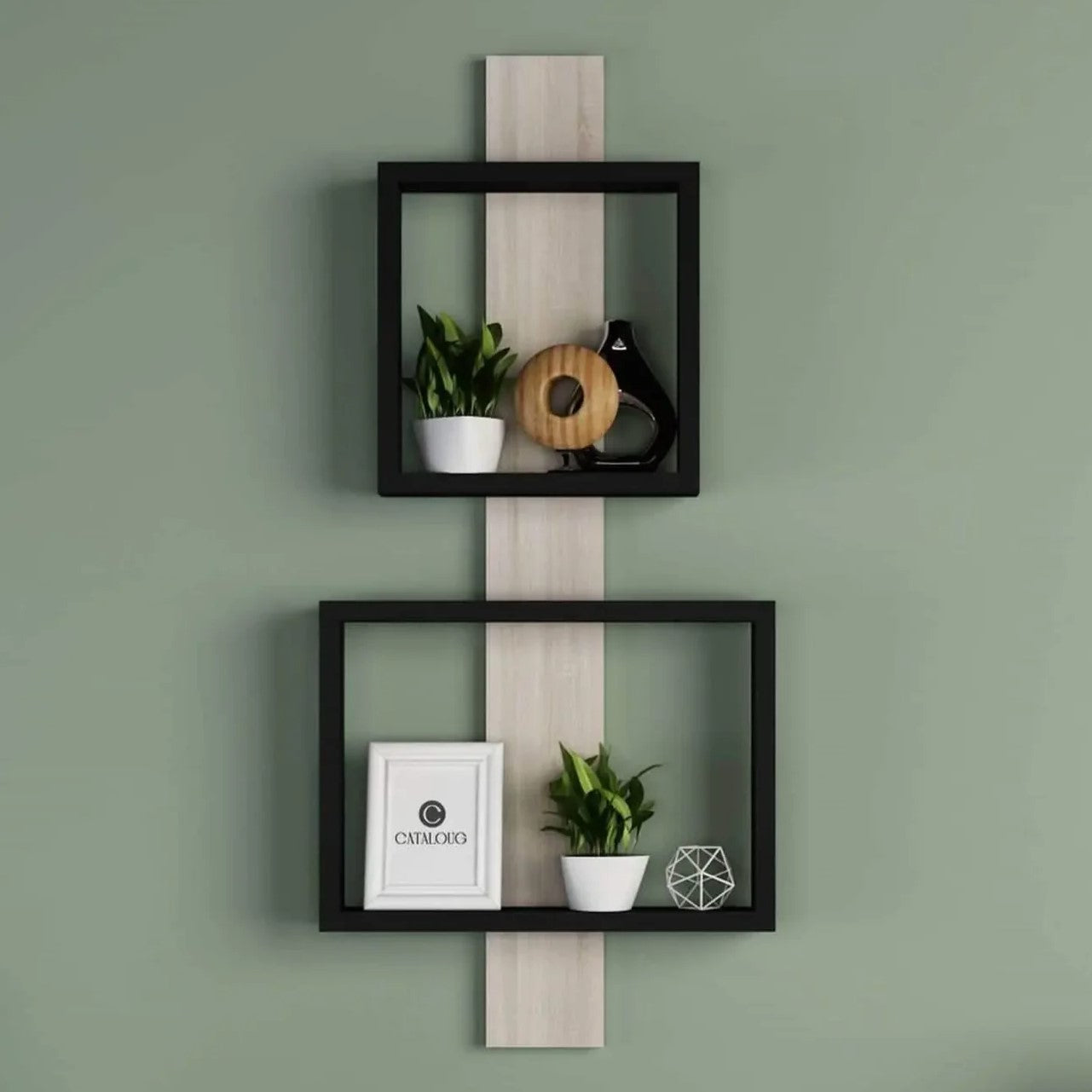 وحدة أرفف ام دي اف، 40*10*90 سم