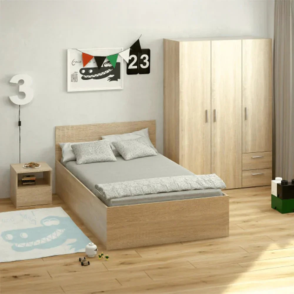 غرفة نوم، خشب ام دي اف - 3 قطع