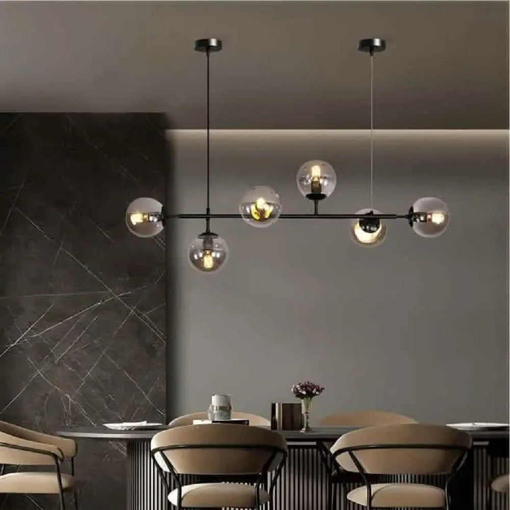 نجفة ستيل و زجاج، 120*150 سم