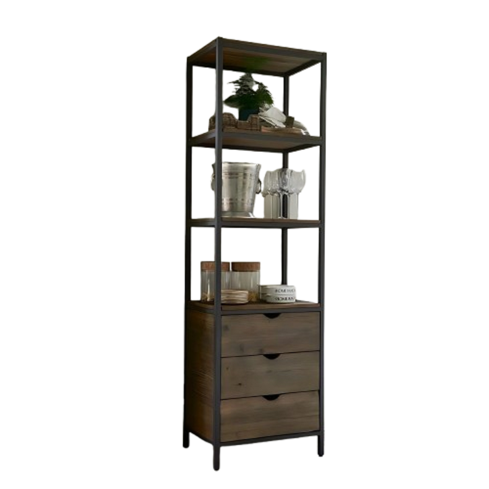 وحدة تخزين خشب ام دي اف، 80*40*180 سم