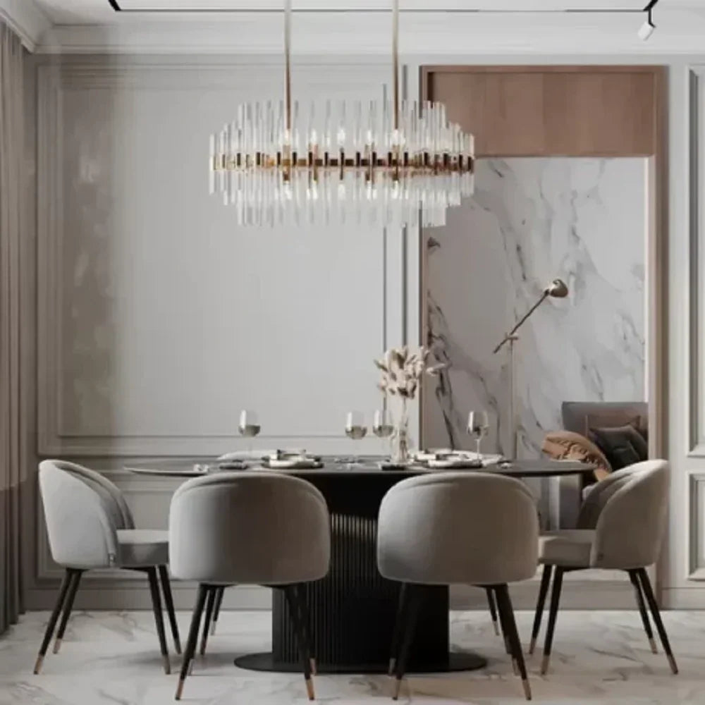 طقم سفرة ام دي اف، 7 قطع