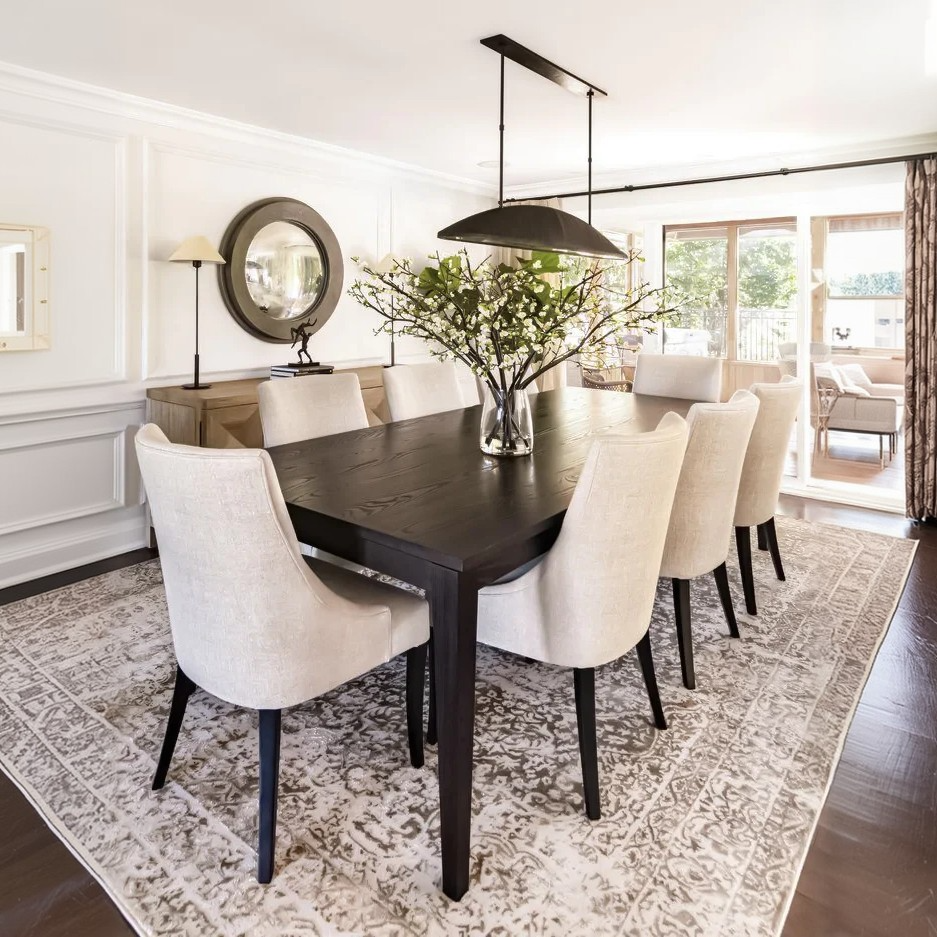 طقم سفرة ام دي اف، 9 قطع