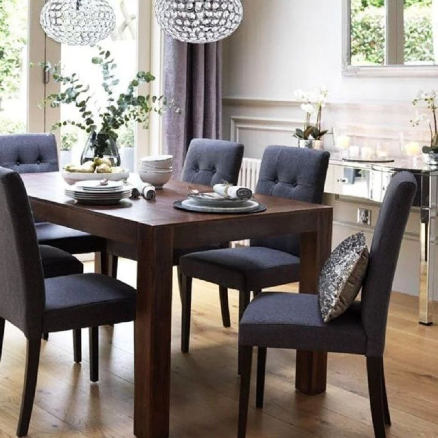 طقم سفرة ام دي اف، 7 قطع