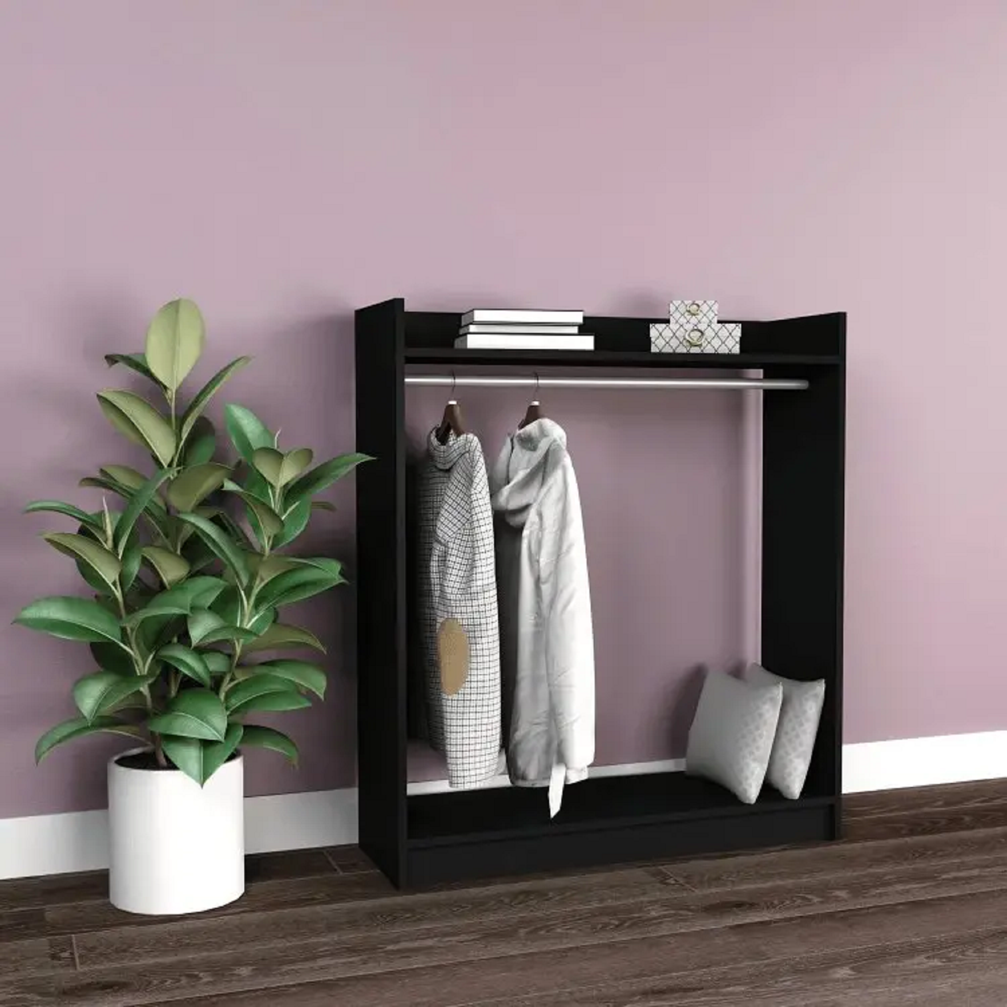 شماعة ملابس خشب ام دي اف، 100*35*120 سم