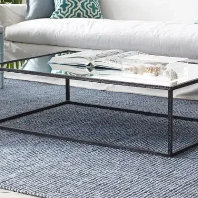 ترابيزة قهوة ستيل، 100*60*45 سم