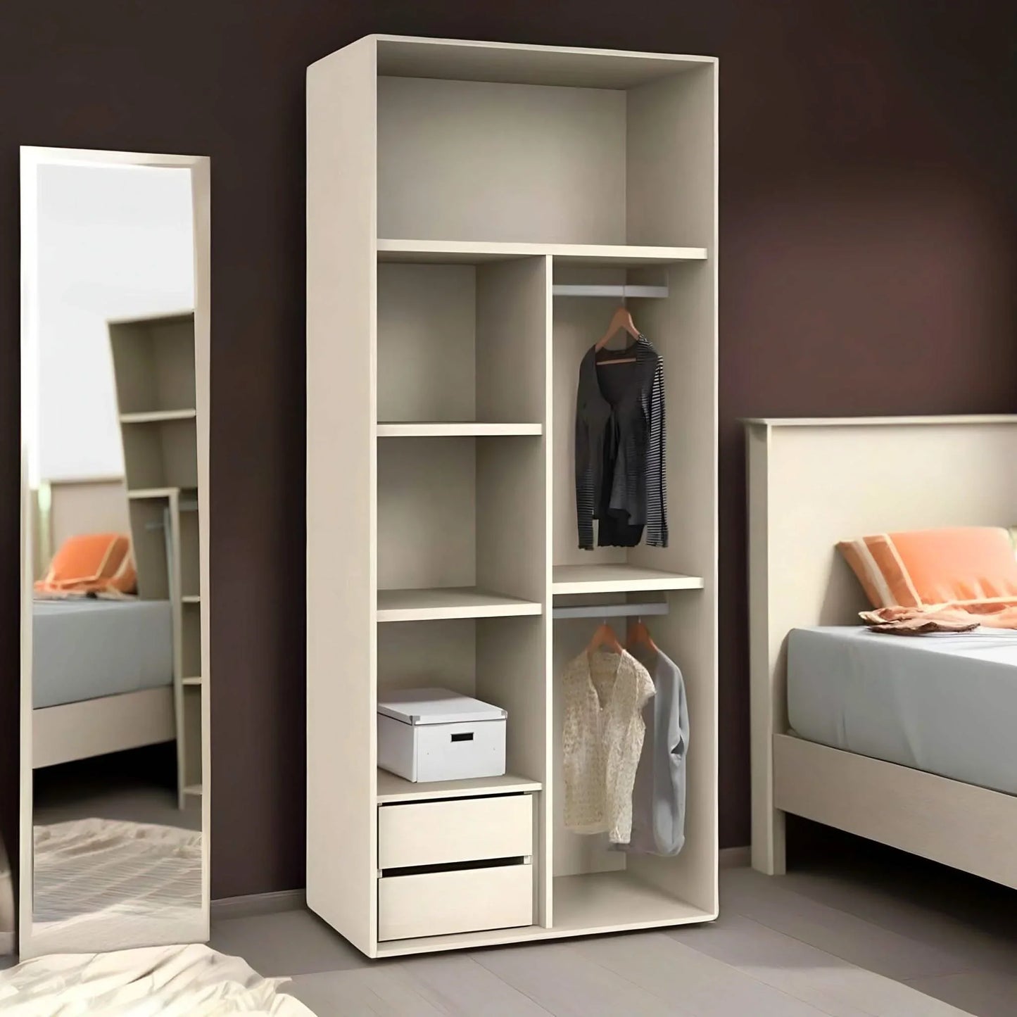 دريسنيج خشب ام دي اف، 80*40*200 سم