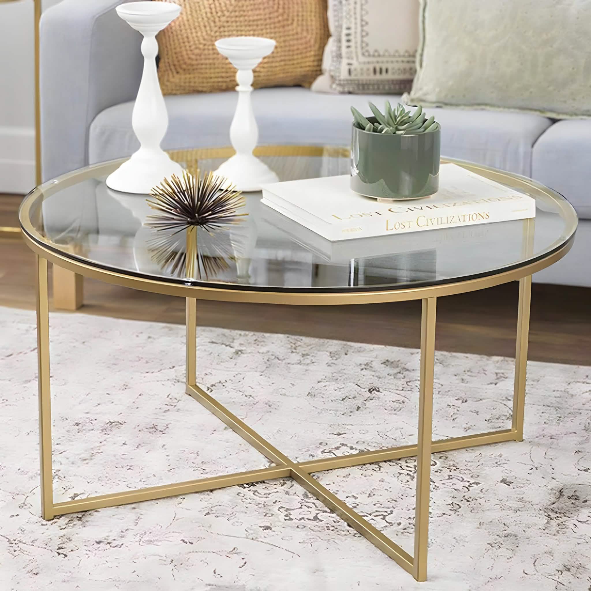 ترابيزة قهوة ستيل، 65*45 سم