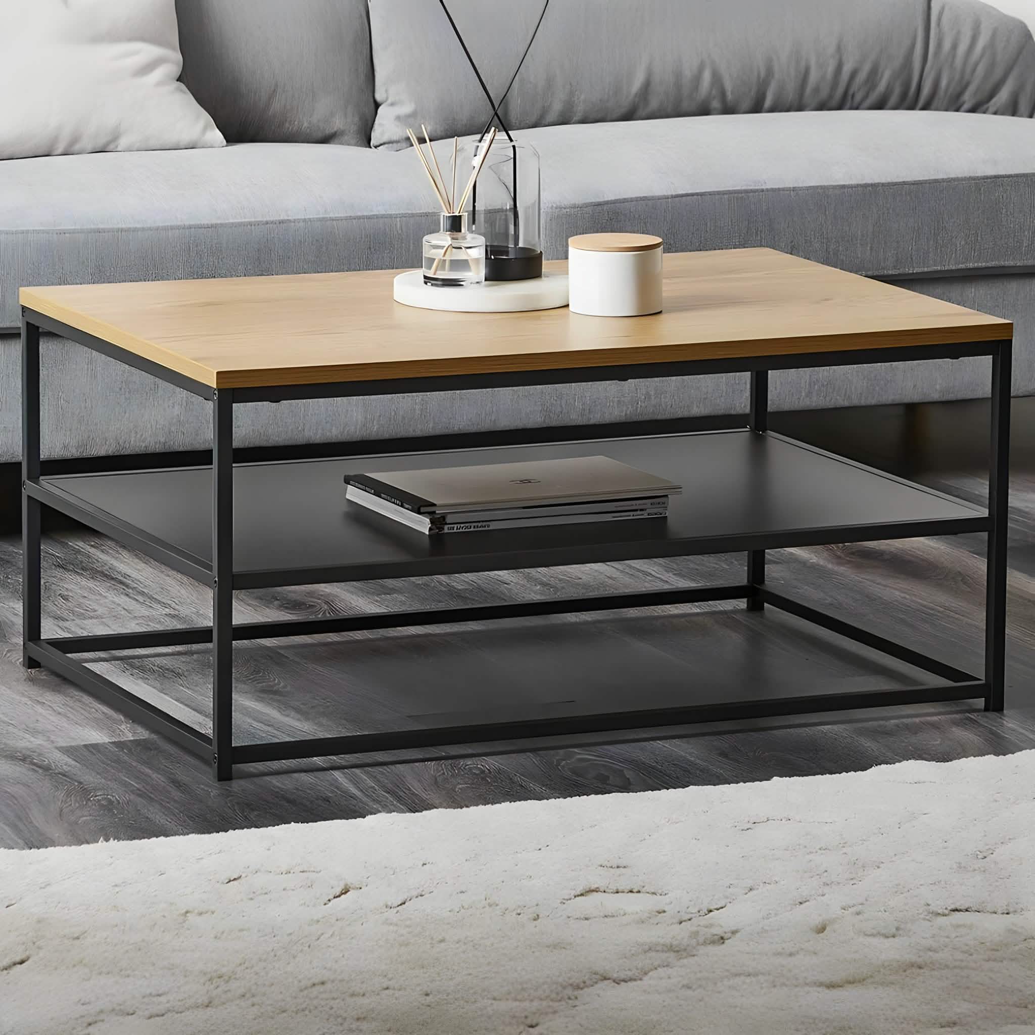 ترابيزة قهوة ام دي اف، 80* 40*45 سم