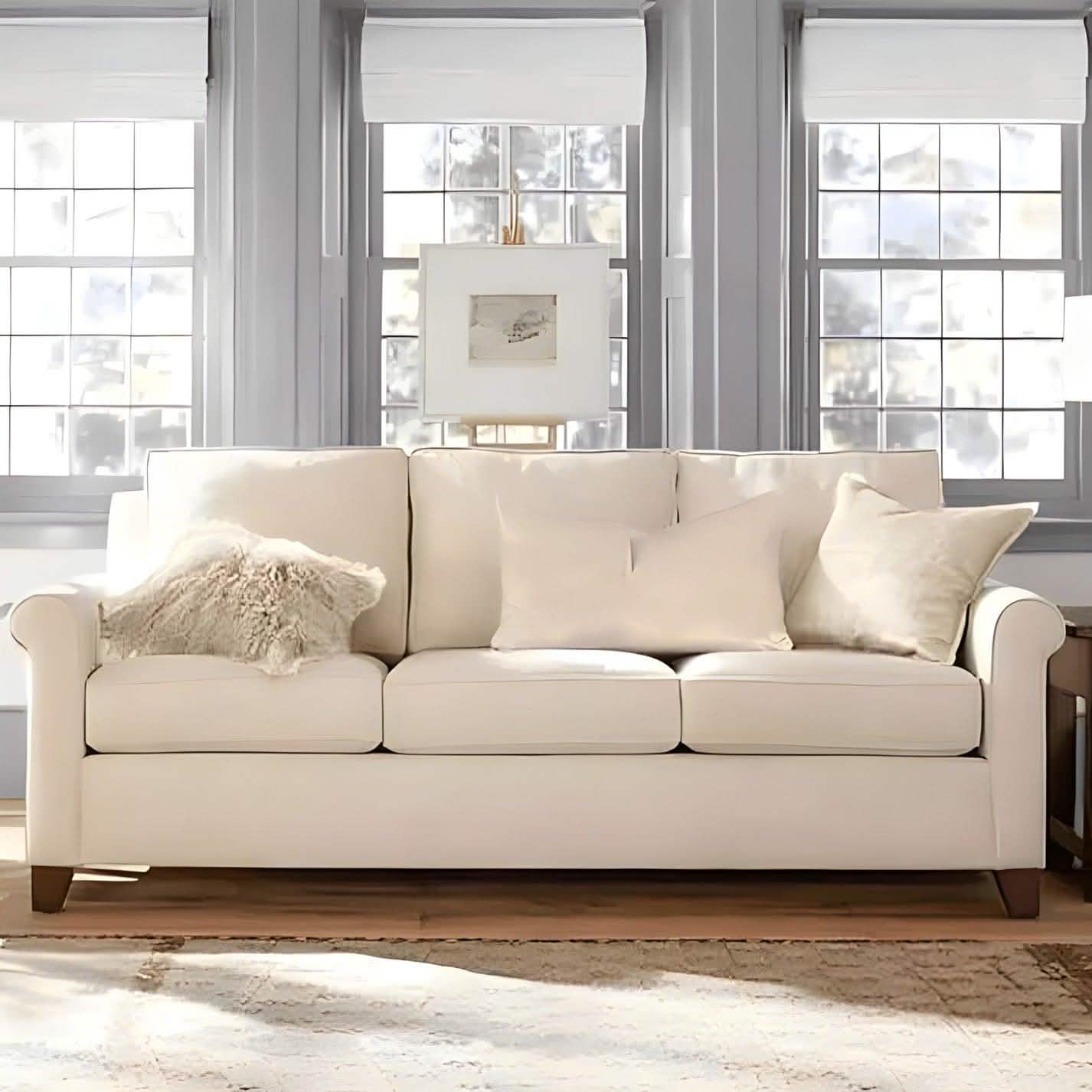 كنبة خشب زان 200*85*75 سم - MAS9 Al-Masa