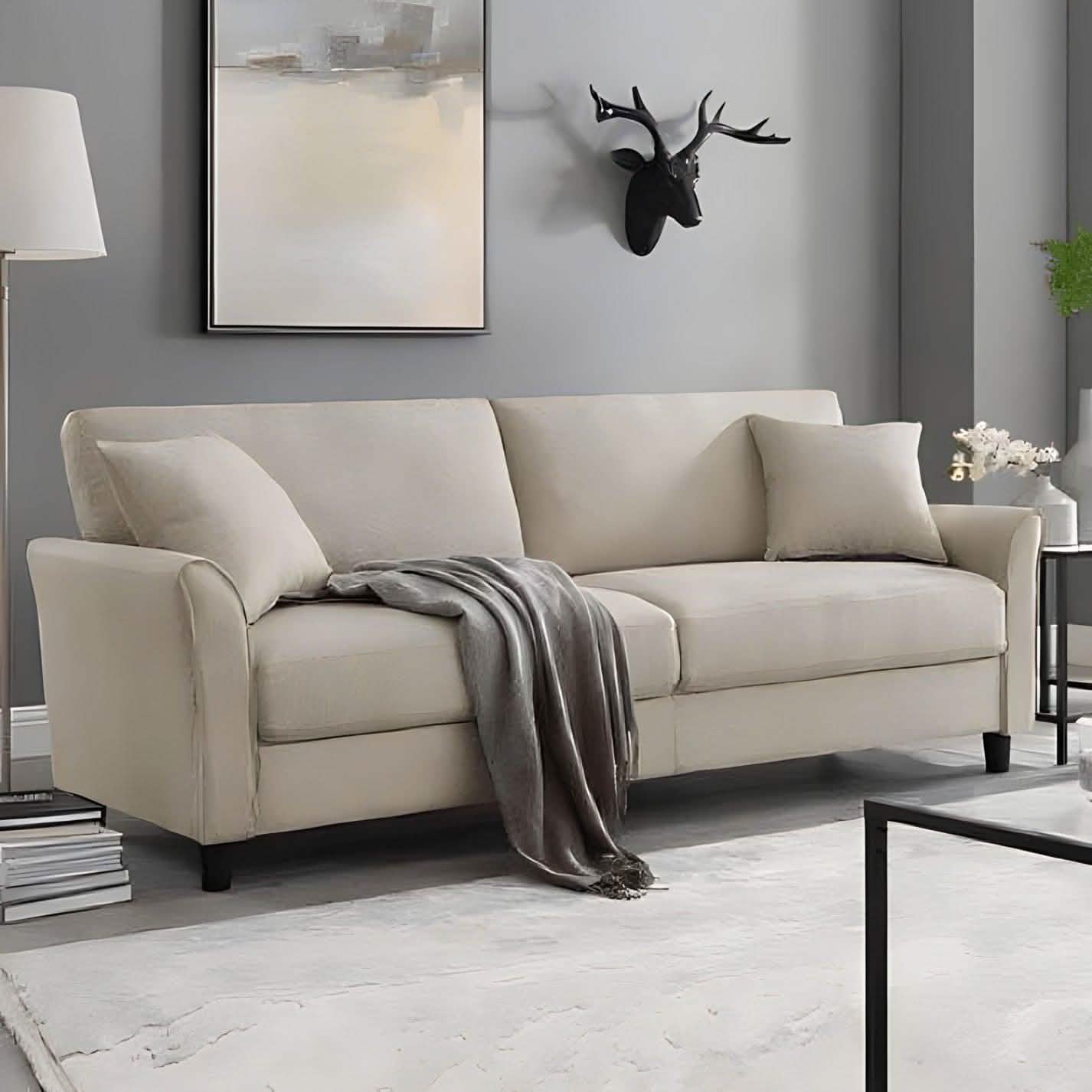 كنبة خشب زان 200*85*70 سم - MAS25 Al-Masa