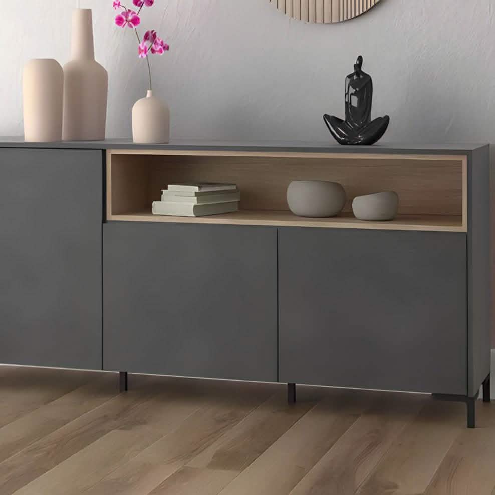 بوفيه ام دي اف 160*40*80 سم - BAL110 El Batal Furniture
