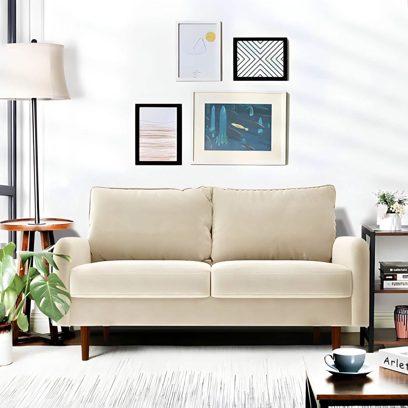 كنبة خشب زان 200*85*75 سم - MAS15 Al-Masa