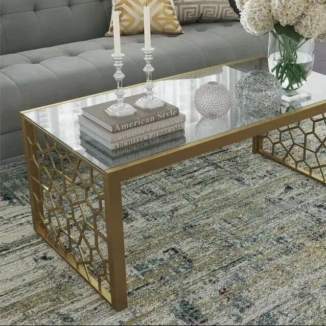 ترابيزة قهوة ستيل، 100*50*50 سم