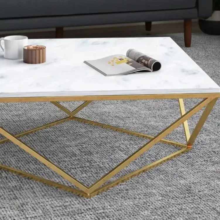 ترابيزة بسطح رخام، 80*80*45 سم