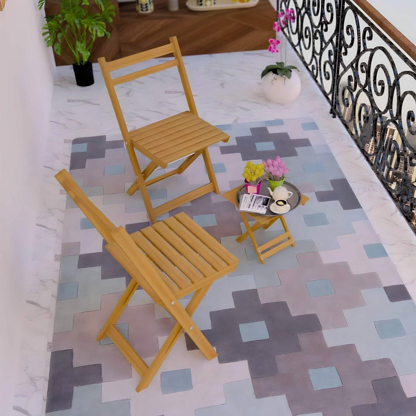 تسوق الأن من هومكس طقم خارجي خشب زان أحمر - MAR28 بأفضل سعر وأفضل جودة