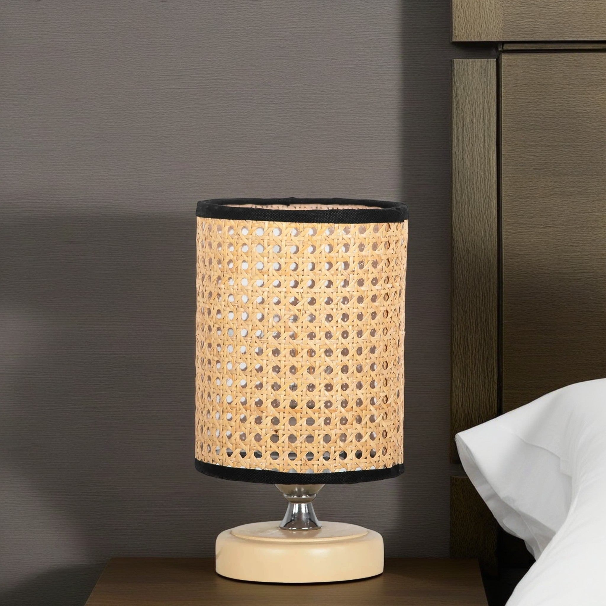 أباجورة راتان، 15*30 سم