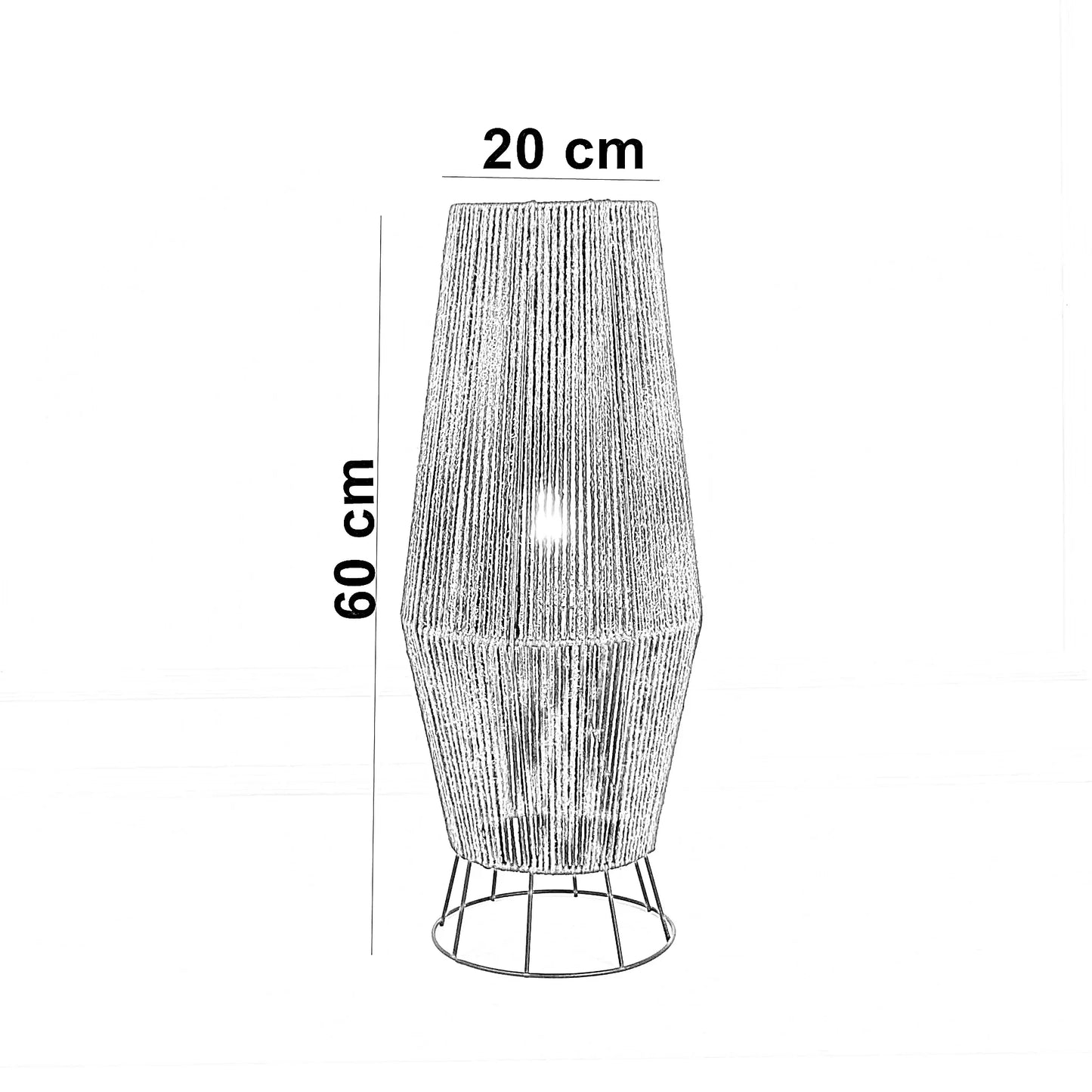 أباجورة أرضية، 20*60 سم
