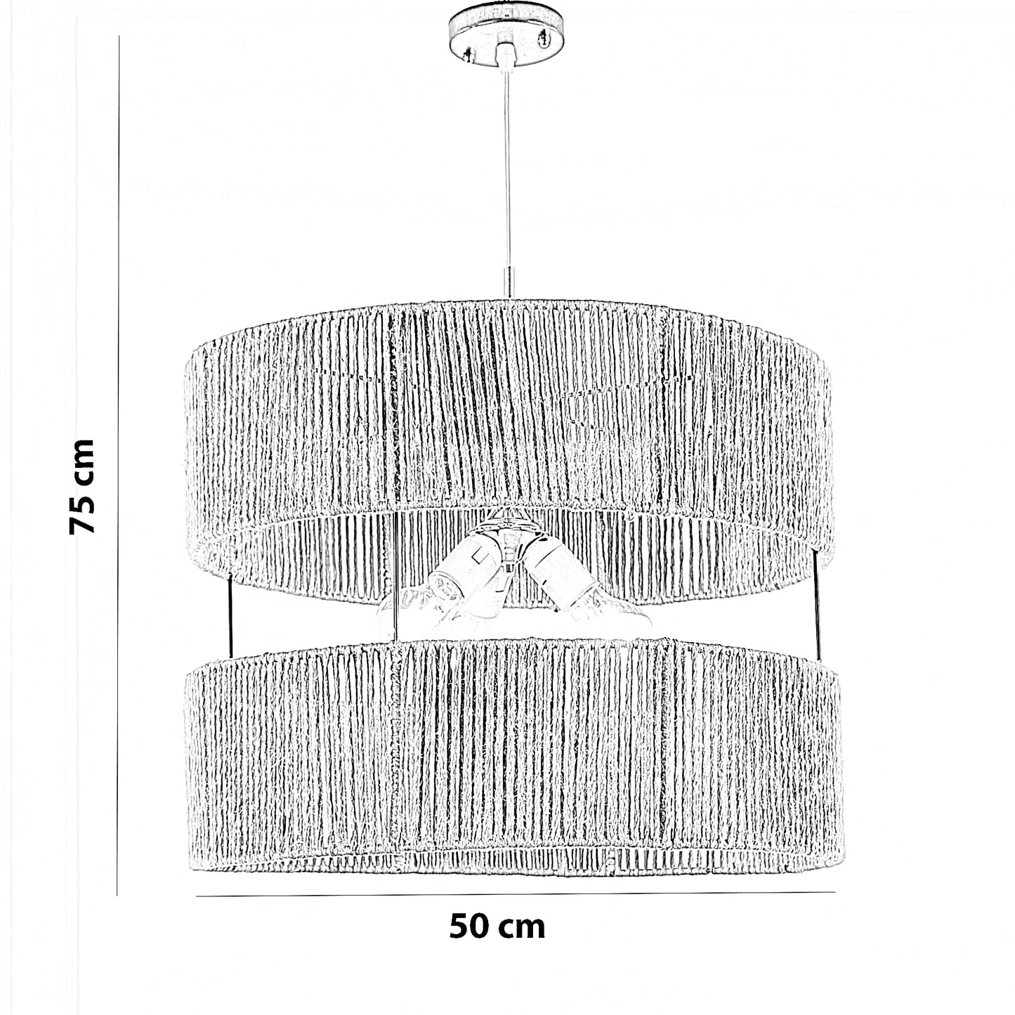 نجفة قماش، 50*75 سم