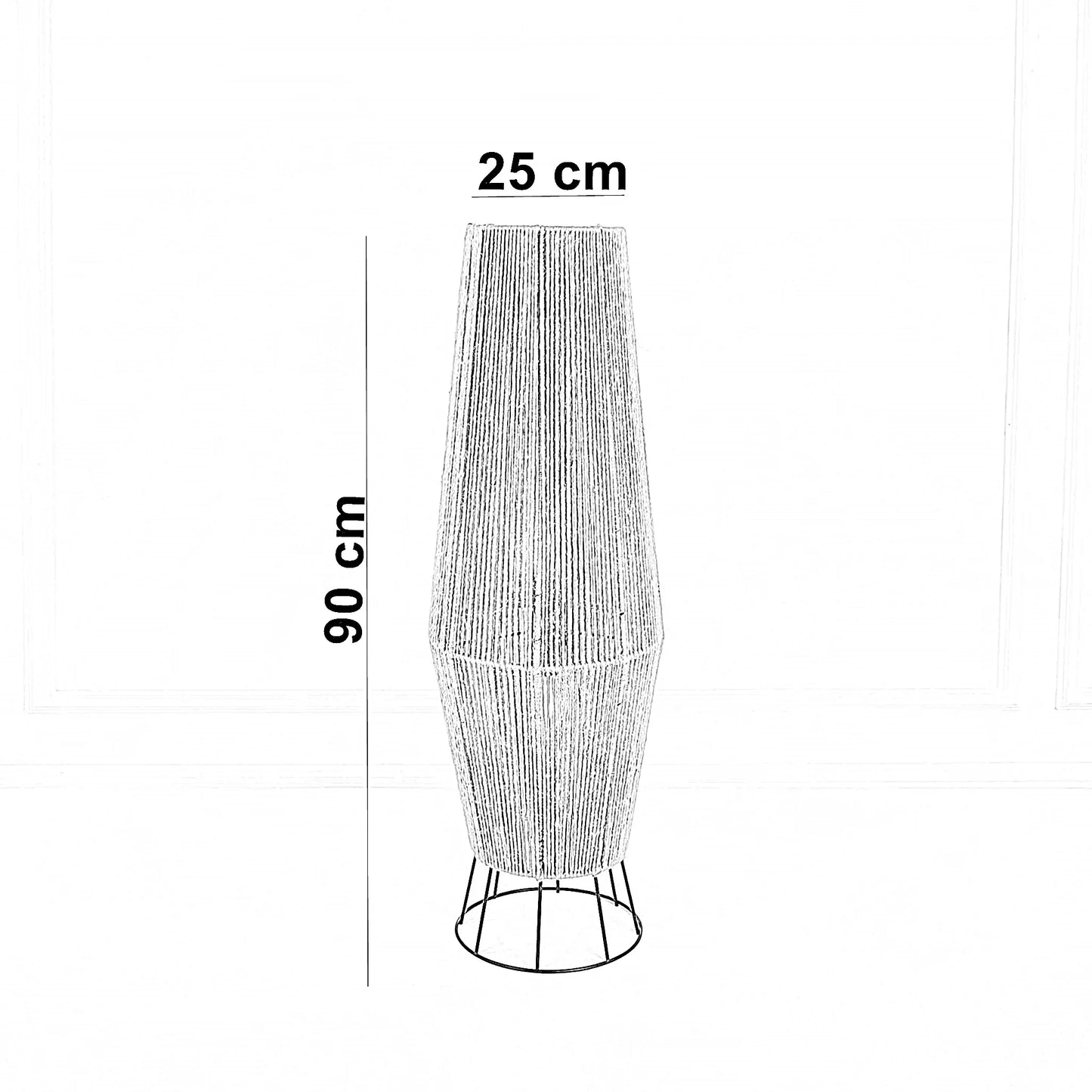 أباجورة أرضية، 25*90 سم