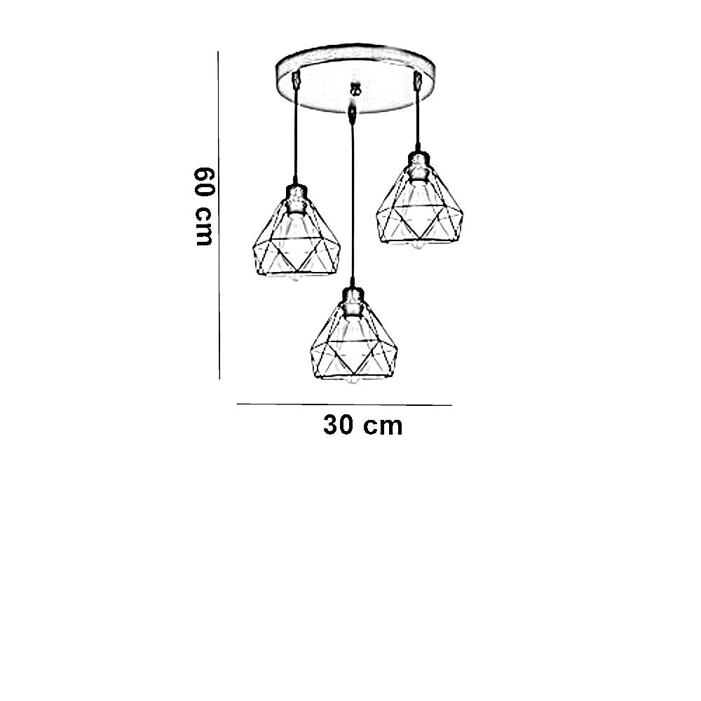 نجفة ستيل، 30*60 سم