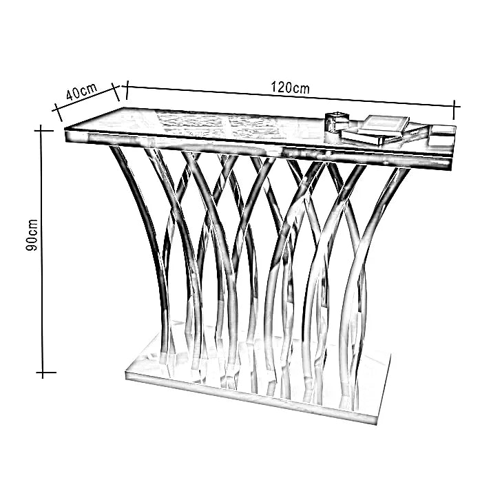 كونسول ستيل، 40*120*90 سم