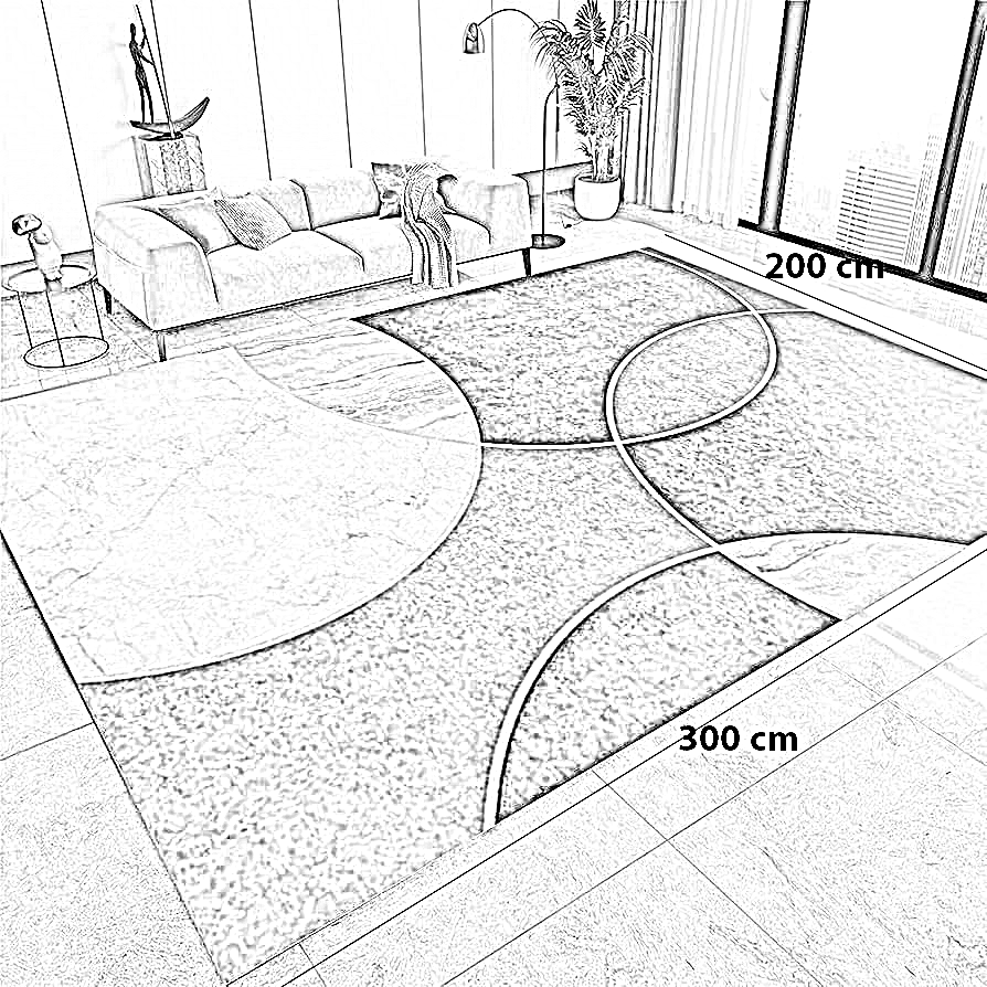 سجادة قطن و حرير، 200*300 سم