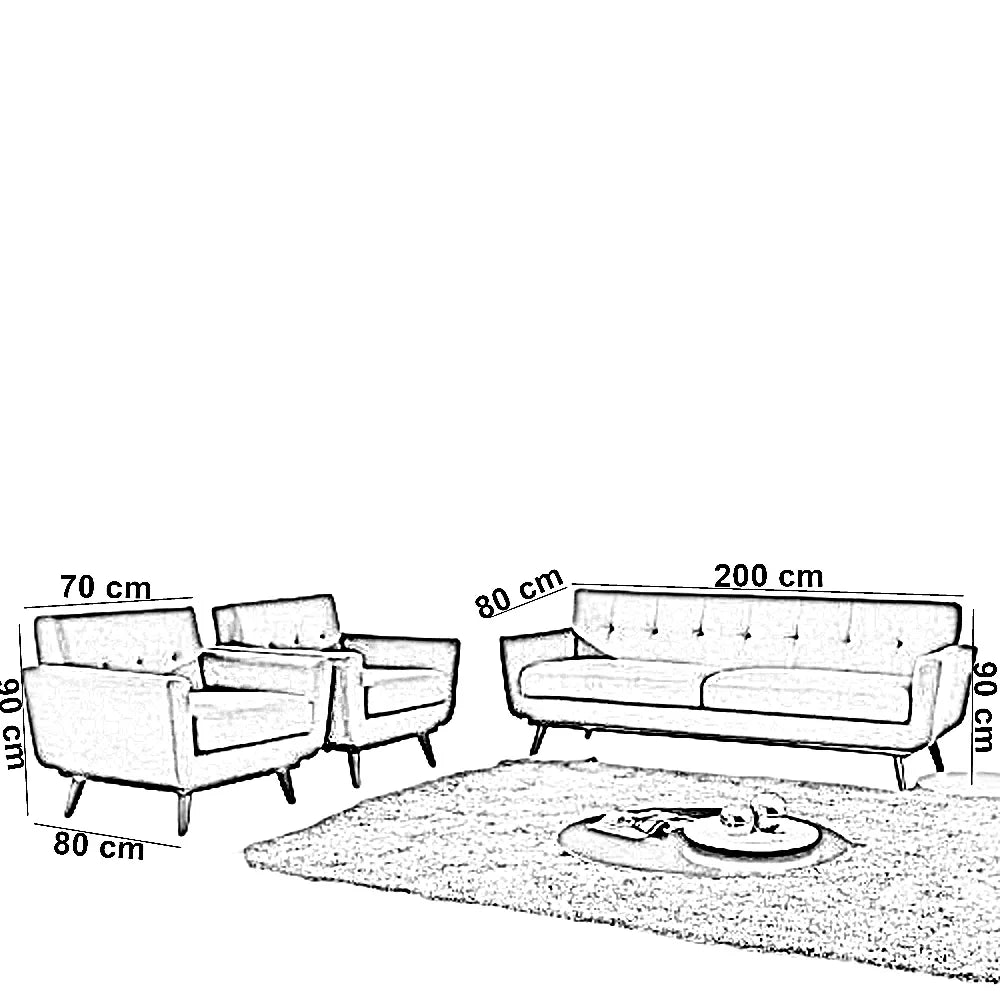 أنتريه خشب زان، 3 قطع