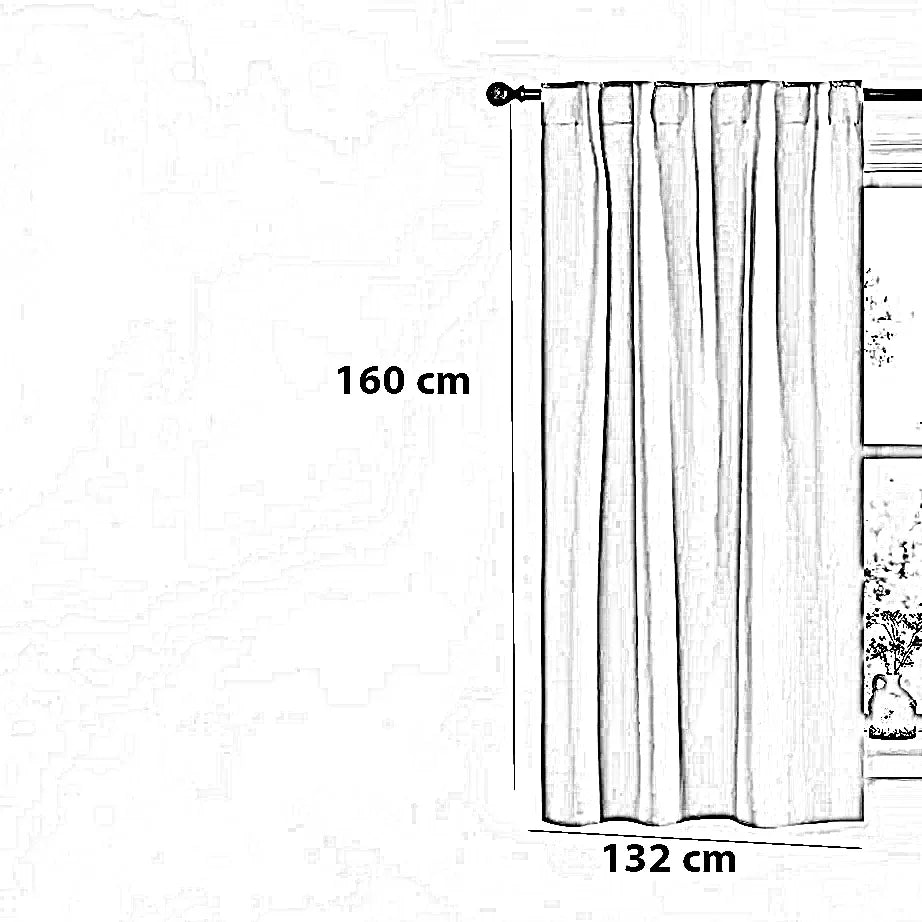 ستارة بوليستر، 132*160 سم