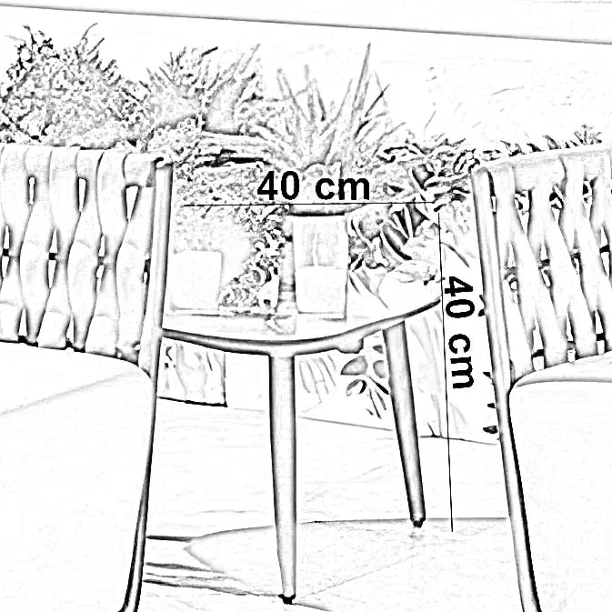 طقم خارجي ستيل و دوبار، 3 قطع