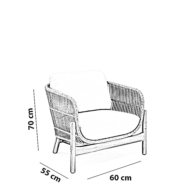 طقم خارجي ستيل و دوبار، 4 قطع