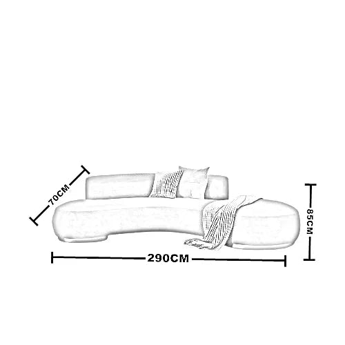 كنبة خشب زان 290*70*85 سم - KAF26