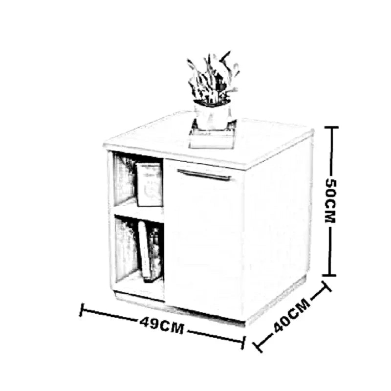 ترابيزة جانبية ام دي اف، 49*40*50 سم