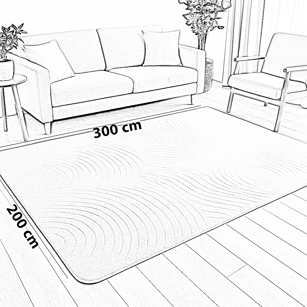 سجادة قطن و حرير، 200*300 سم