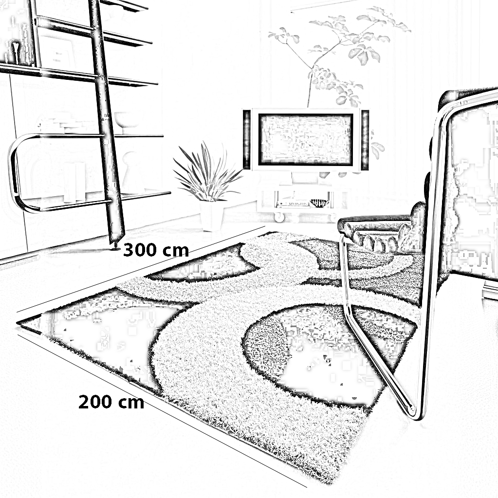 سجادة قطن و حرير، 200*300 سم