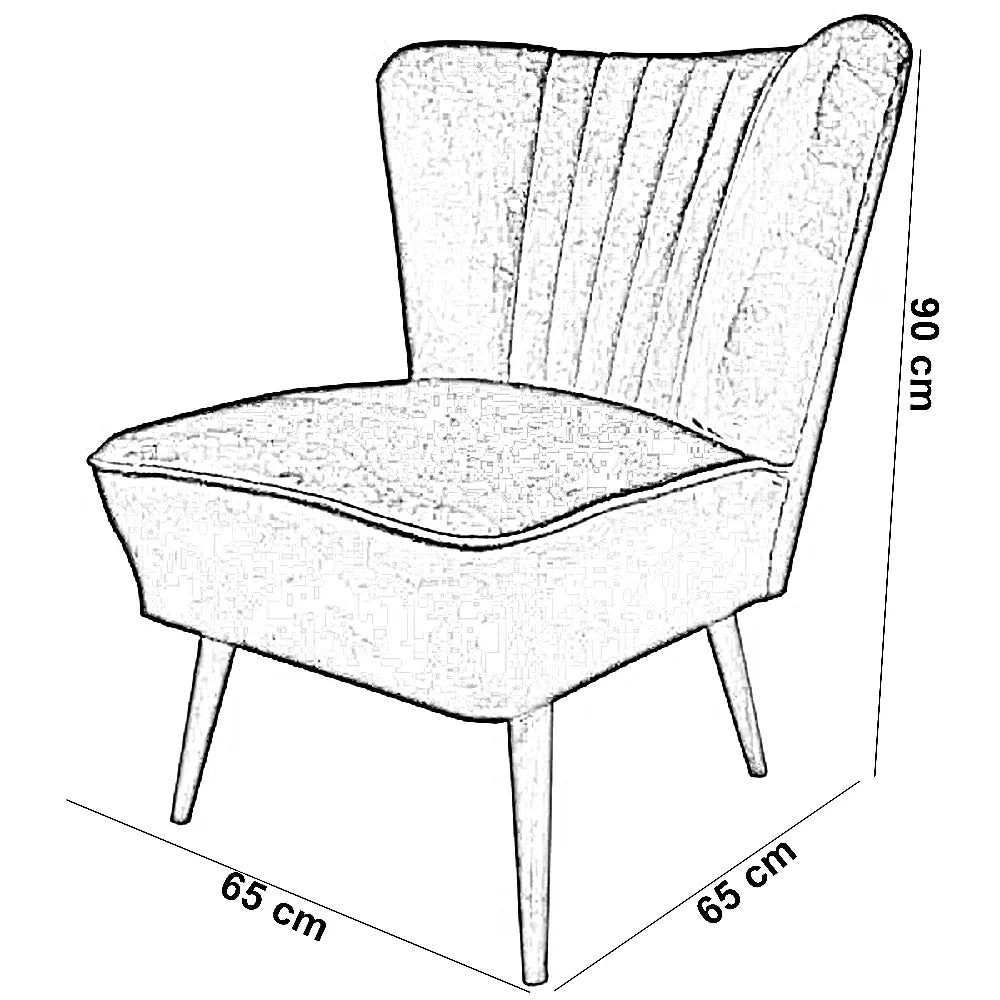 كرسي خشب زان، 65*65*90 سم