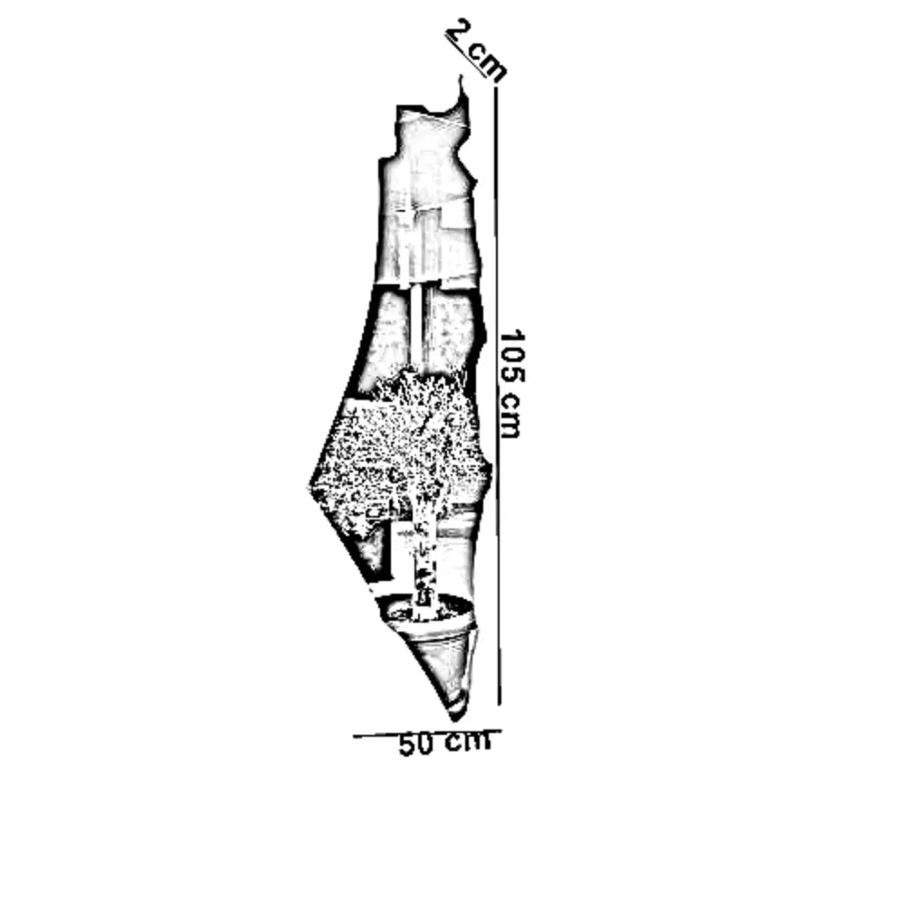 مرايا حائط، 50*2*105 سم