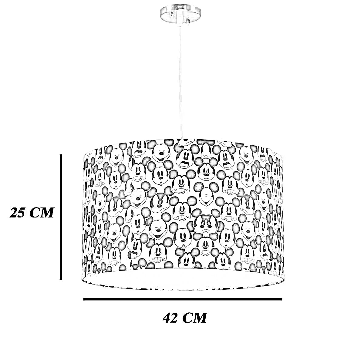 نجفة قماش، 42*25 سم