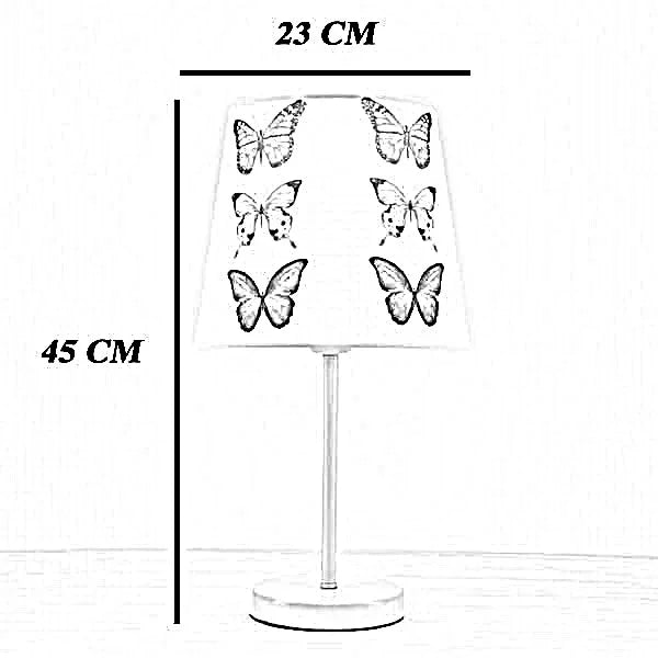 أباجورة أطفال معدن، 23*45 سم
