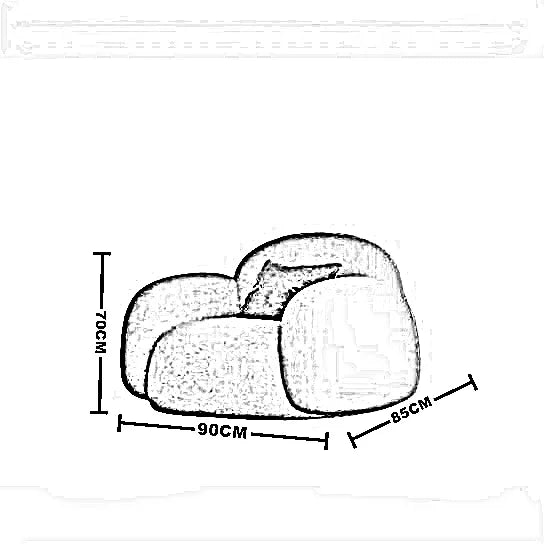 طقم كنبه مع كرسي خشب طبيعي، قطعتين