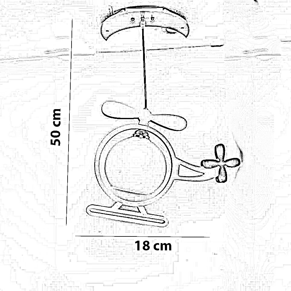 نجفة خشب و زجاج، 18*50 سم - لبني