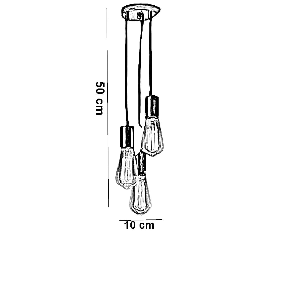 نجفة ستيل، 10*50 سم