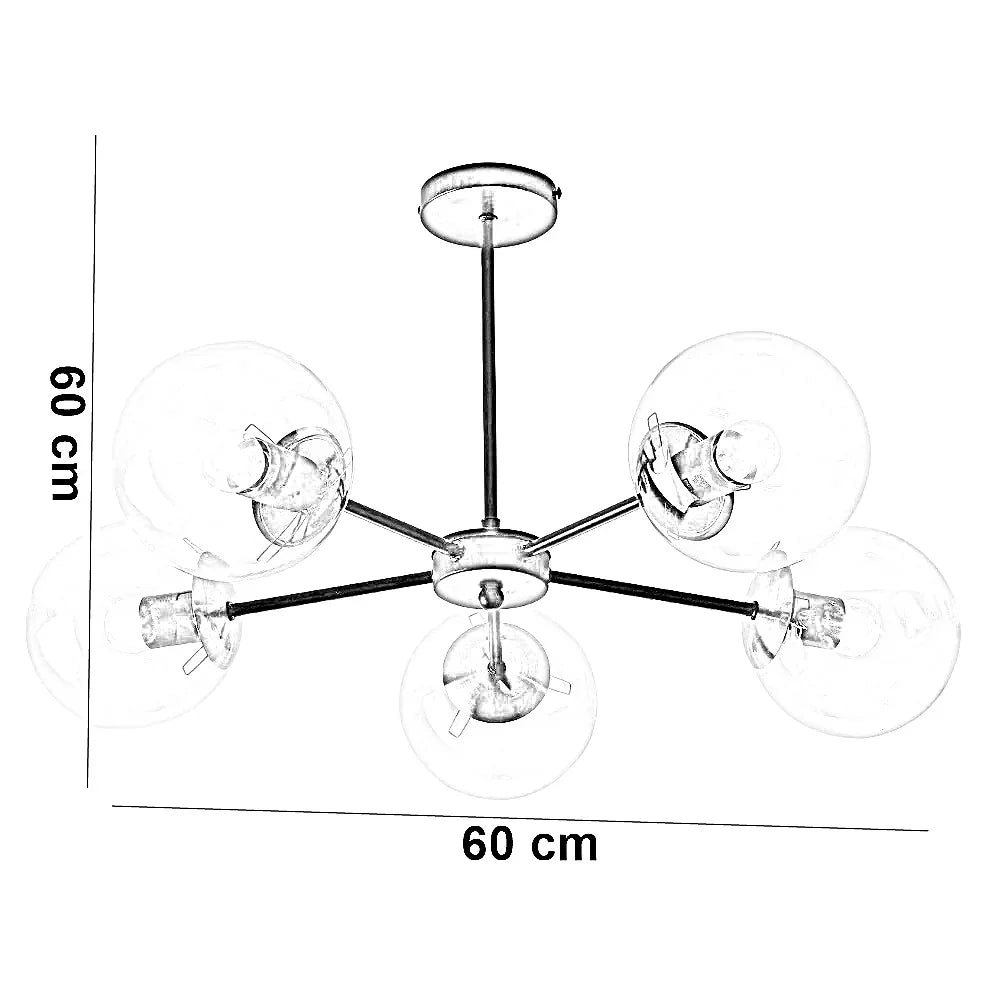 نجفة ستيل، 60*60 سم