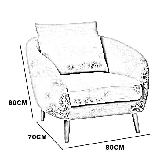 كرسي خشب زان، 80*75*80 سم