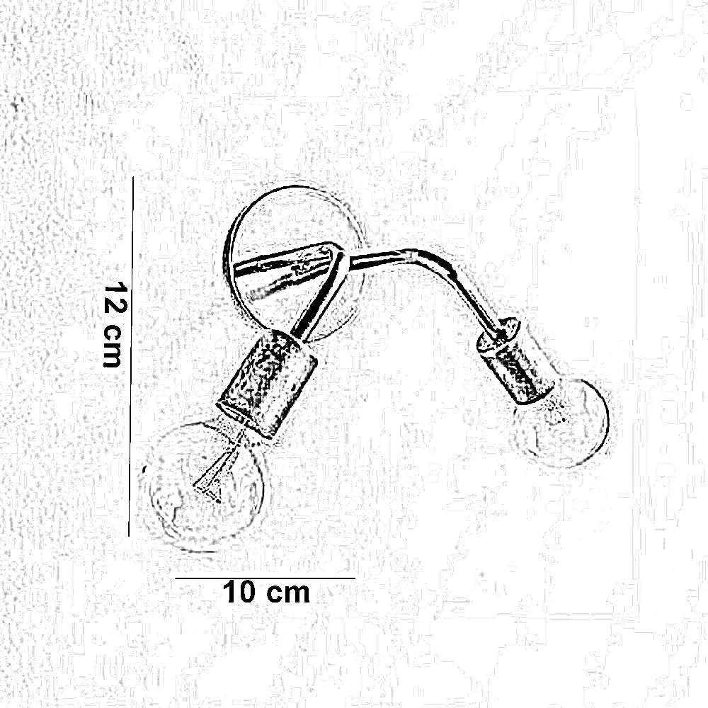 أبليك حائط ستيل، 10*12 سم
