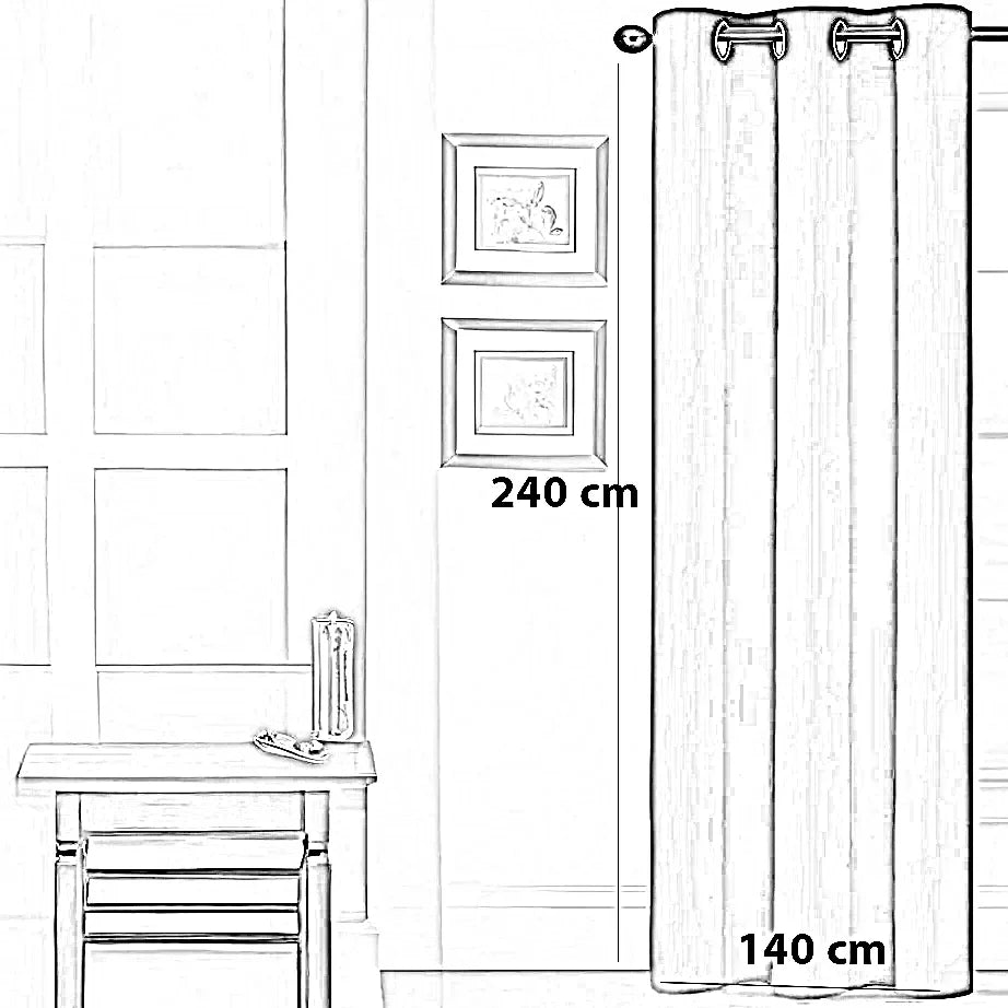 ستارة بوليستر، 140*240 سم